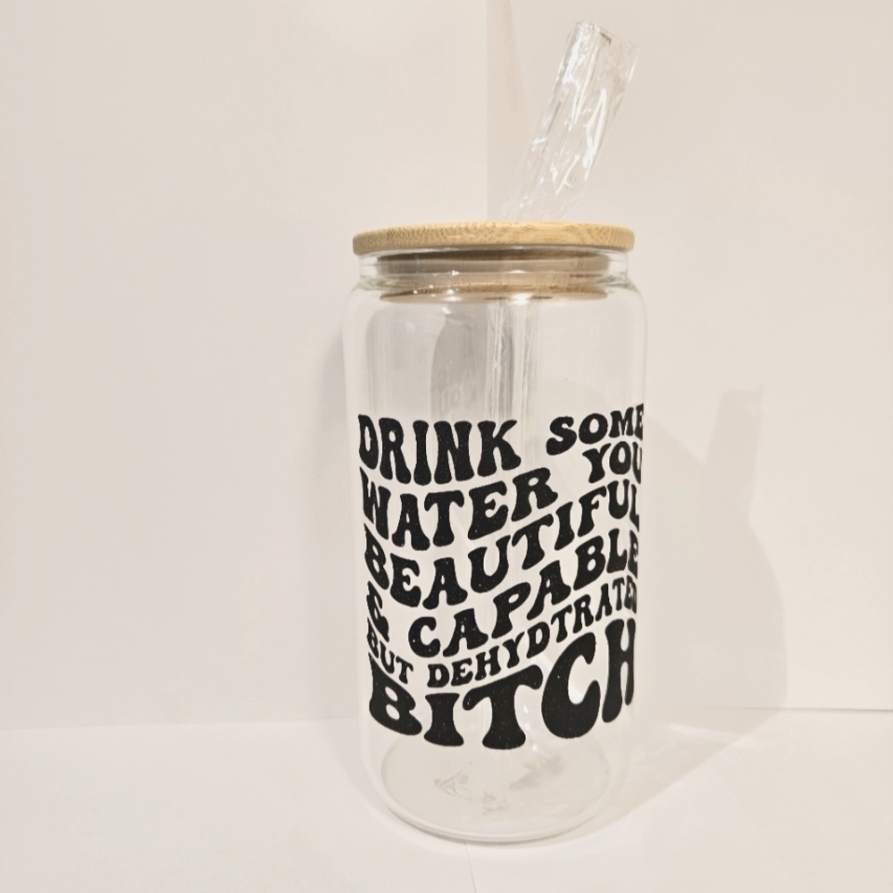 Custom glass libbey cup w FREE SHIPPING